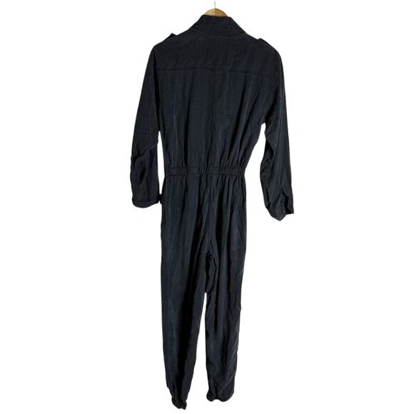 Young Fabulous & Broke Navy Flight Suit Utility Jumpsuit Midnight Pigment Size S - Picture 12 of 14